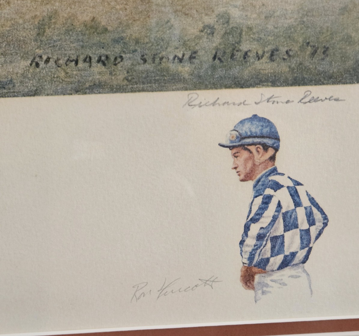 1973 Richard Stone Reeves Secretariat Lithograph S/N, 836/850, Turcotte, Laurin