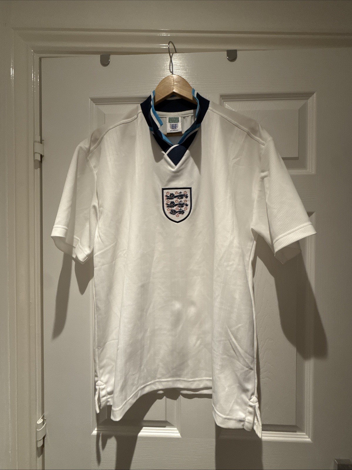 England Euro 96 Home Shirt Adult Large Football Shirt Score Draw 1996