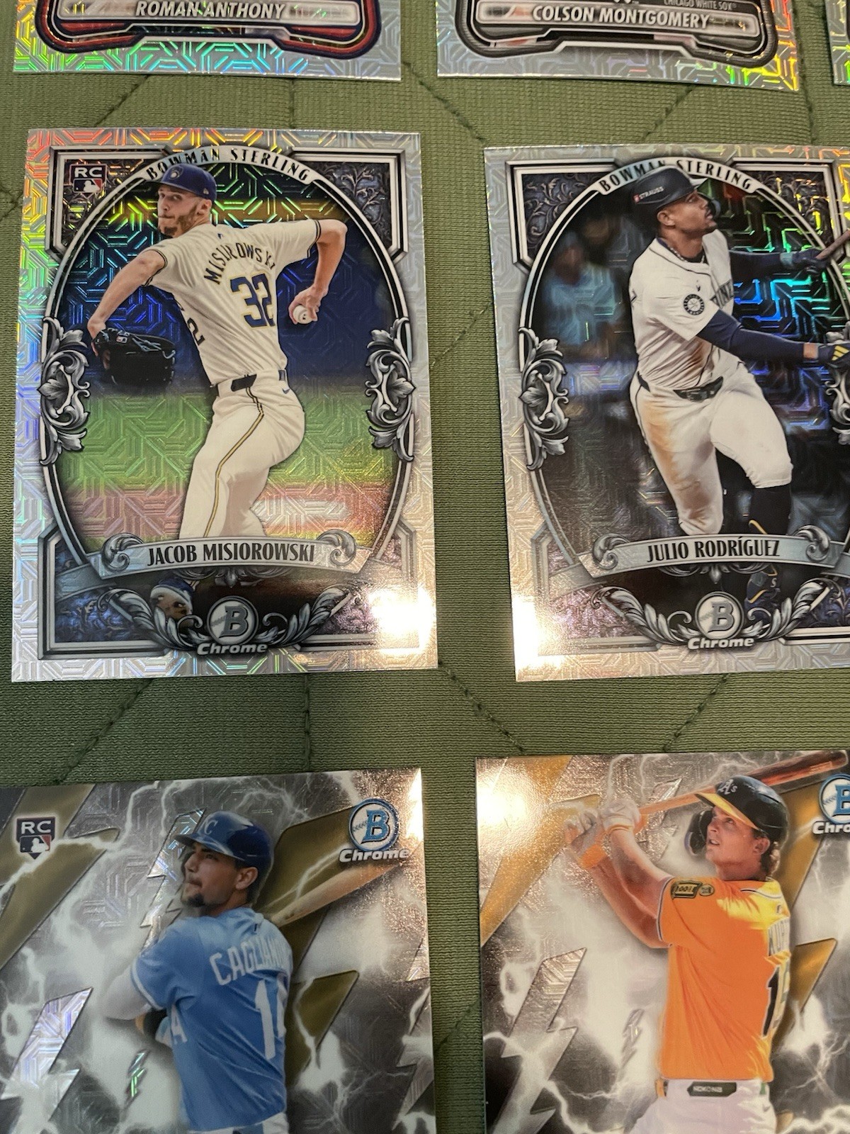 2026 Bowman Lot of 165 Base, Chrome, MOJOs, Top Prospects Numbered Card & 1 Auto