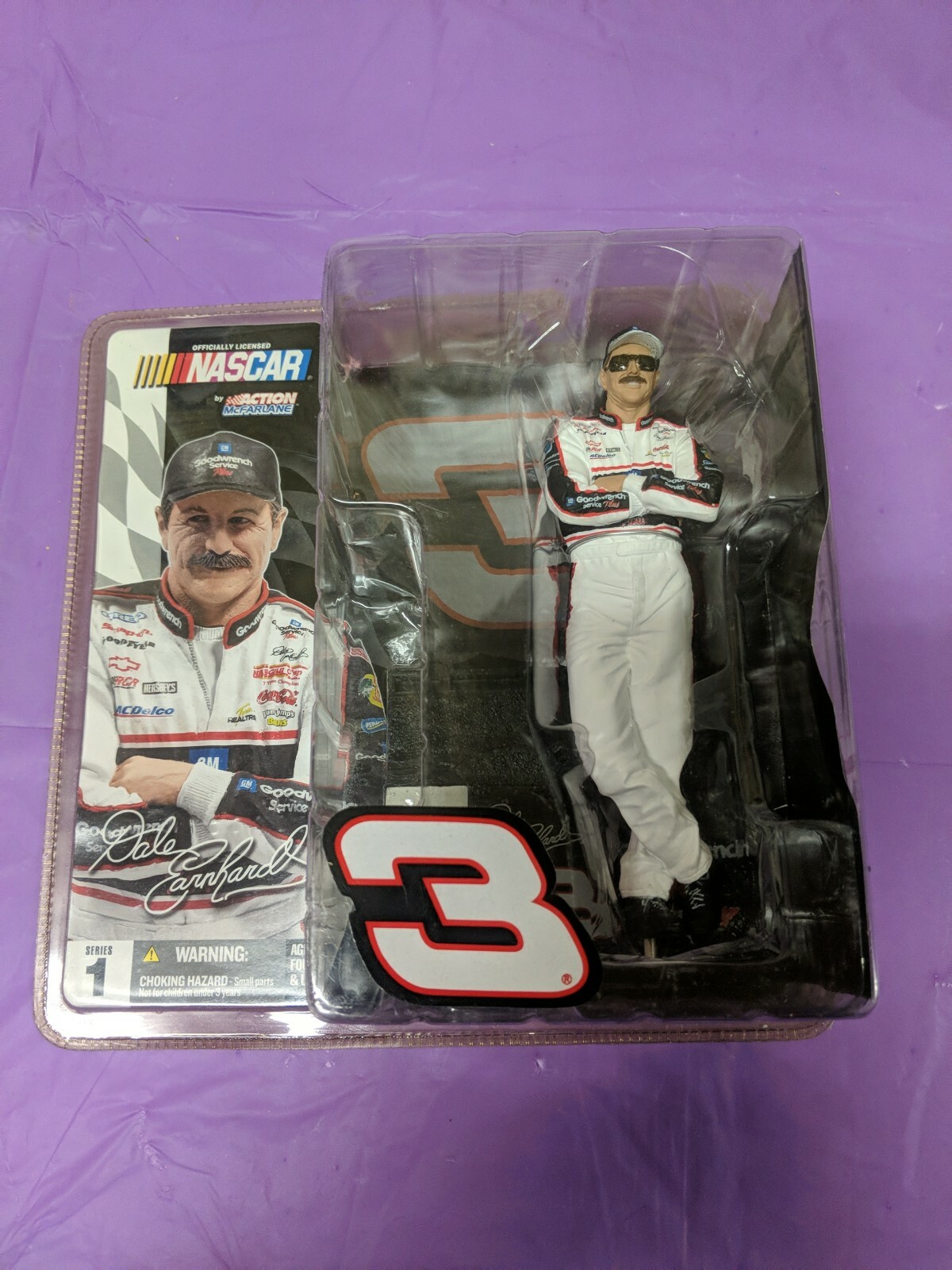 Dale Earnhardt Sr #3 “Sun Glasses Variant” McFarlane Nascar 2004 Series 1 ~ #1k