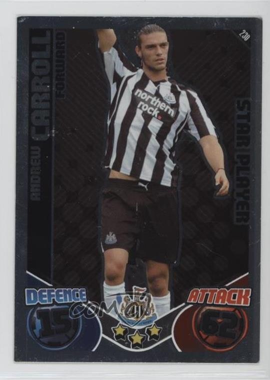 2010-11 Match Attax English Premier League Star Player Andy Carroll Andrew 0jf5