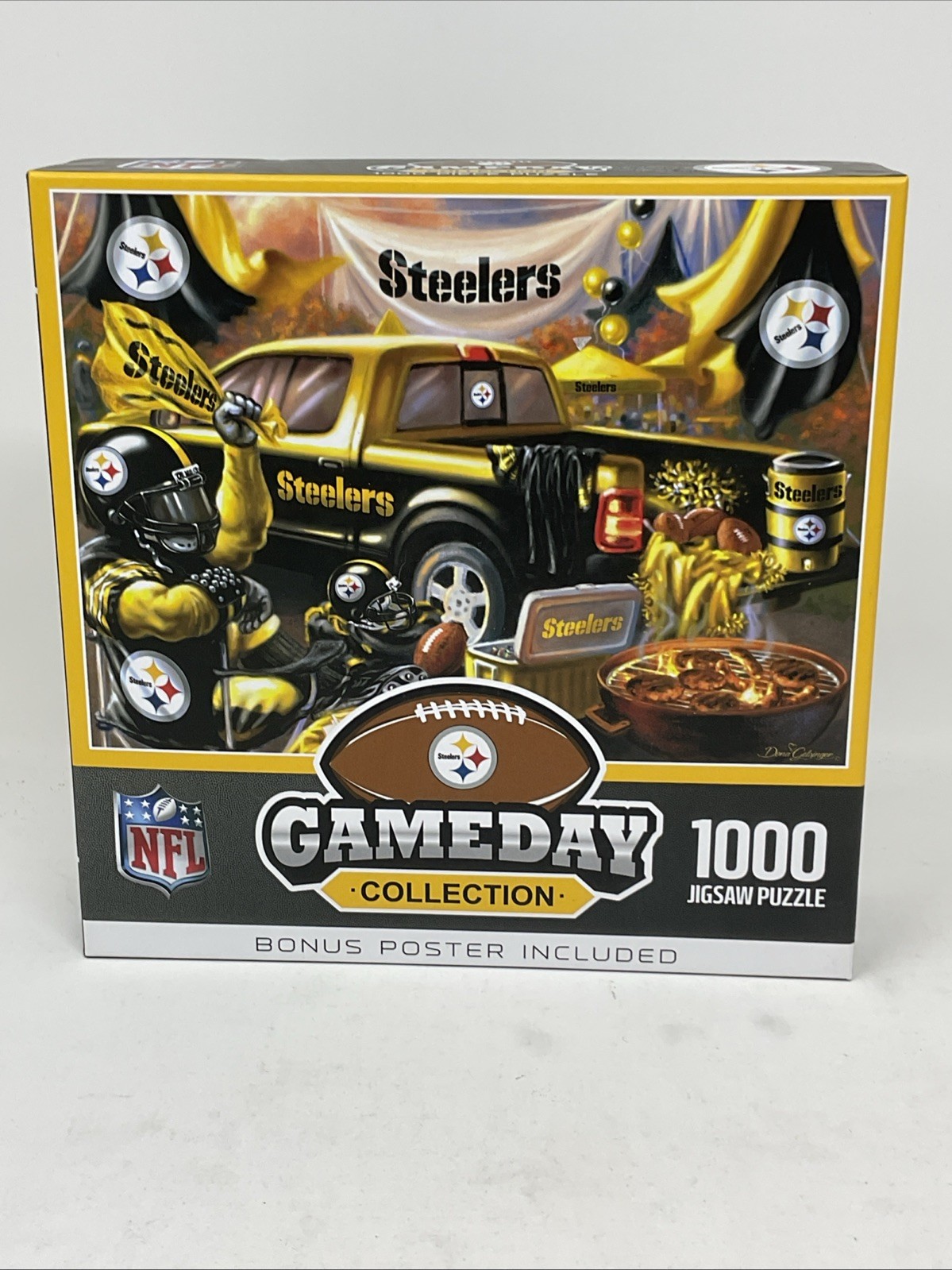 Pittsburgh Steelers 1000 Piece Jigsaw Puzzle Officially Licensed Nfl Fun Game…