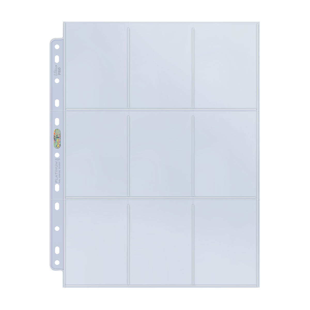 Platinum Series 9-Pocket 11-Hole Punch Pages (10ct) for Standard Size Cards