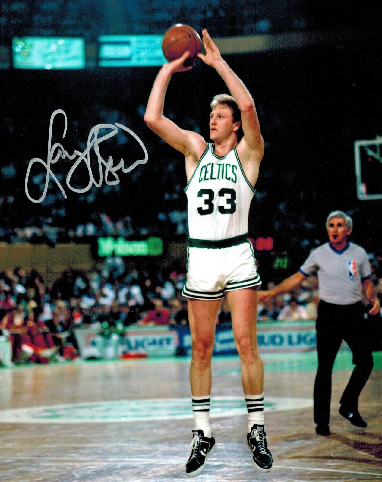 Larry Bird Reproduction signed archival quality photo