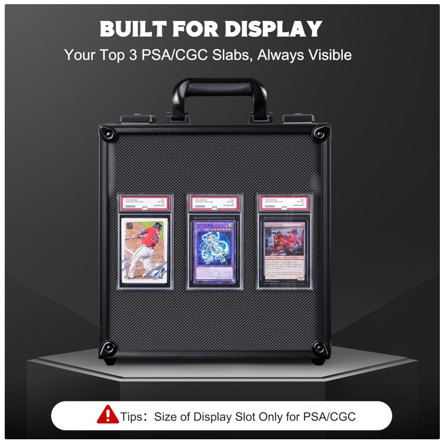 Graded Card Case with Combination Lock