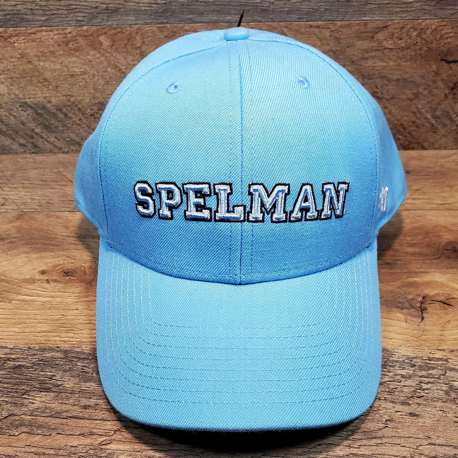 Spelman College Jaguars ’47 Brand MVP Strapback Script Hat Cap Columbia Blue NEW