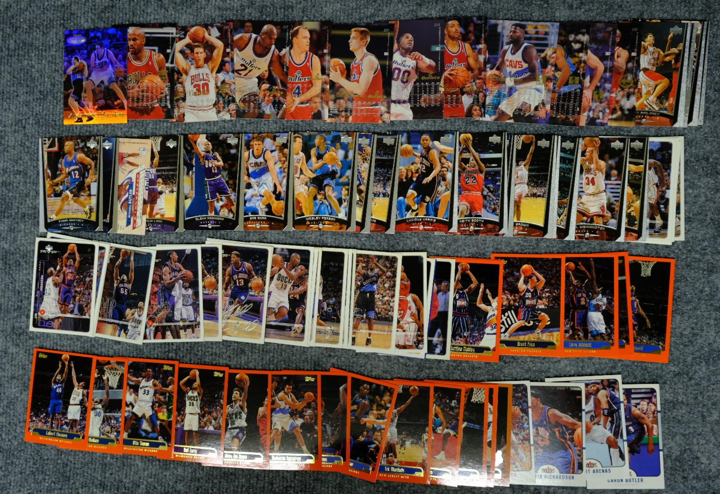 MASSIVE 2500+ 1980s-1990s Basketball Card Lot Stars HOF Inserts Topps Finest!