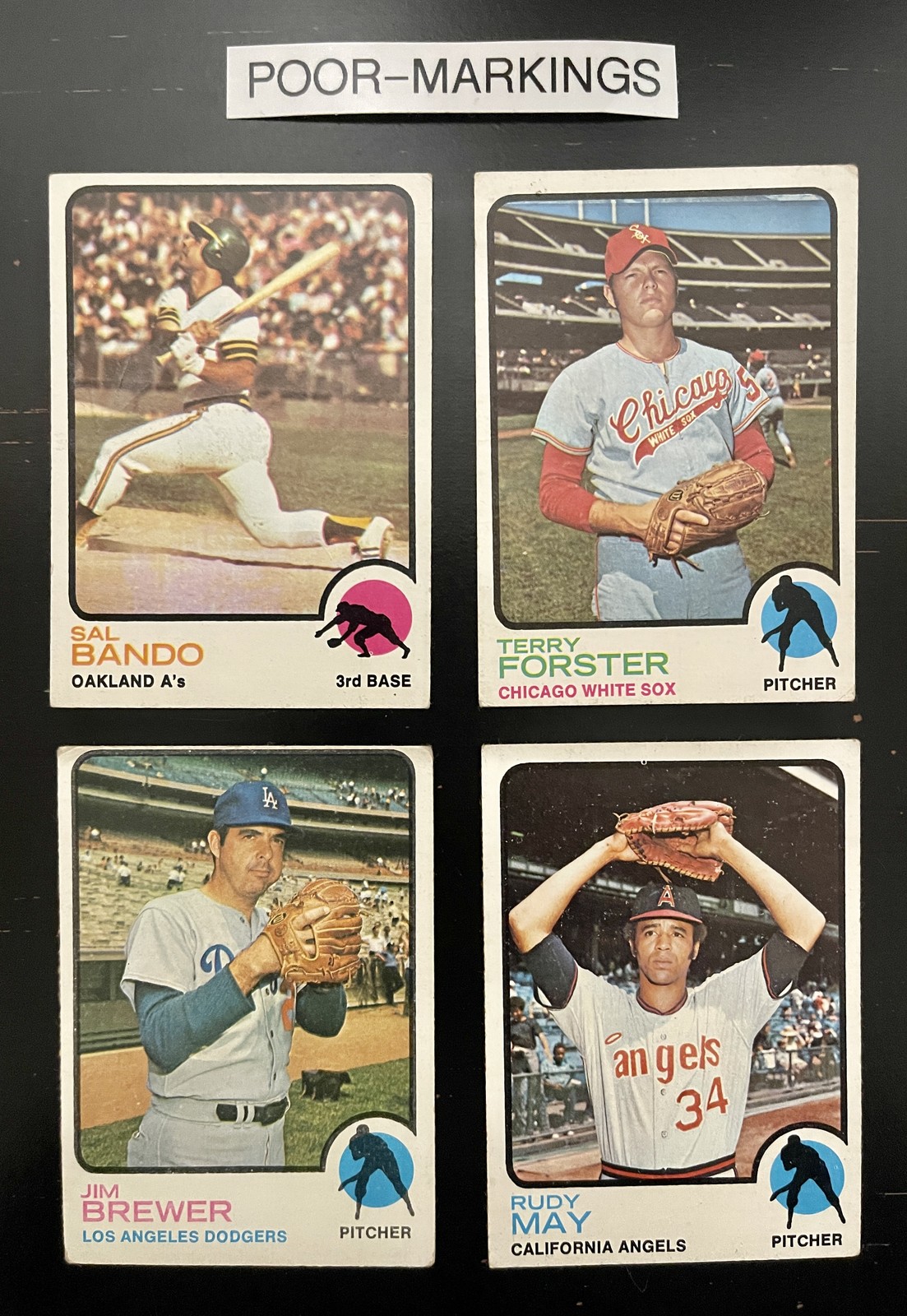 1973 Topps Baseball Cards 126-275 (P-NM) – You Pick – Complete Your Set