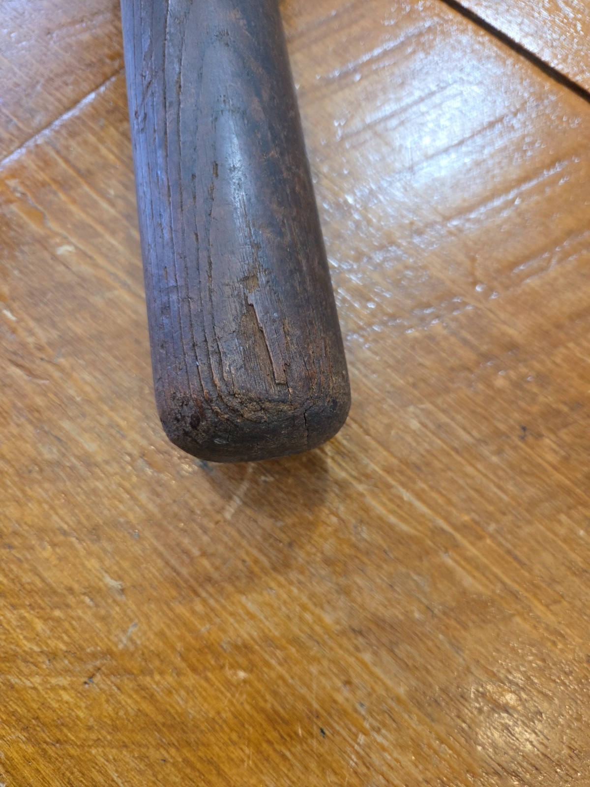 Early 1900’s Spalding Mushroom Top Baseball Bat 33 Inches Long 39.5 Ounces