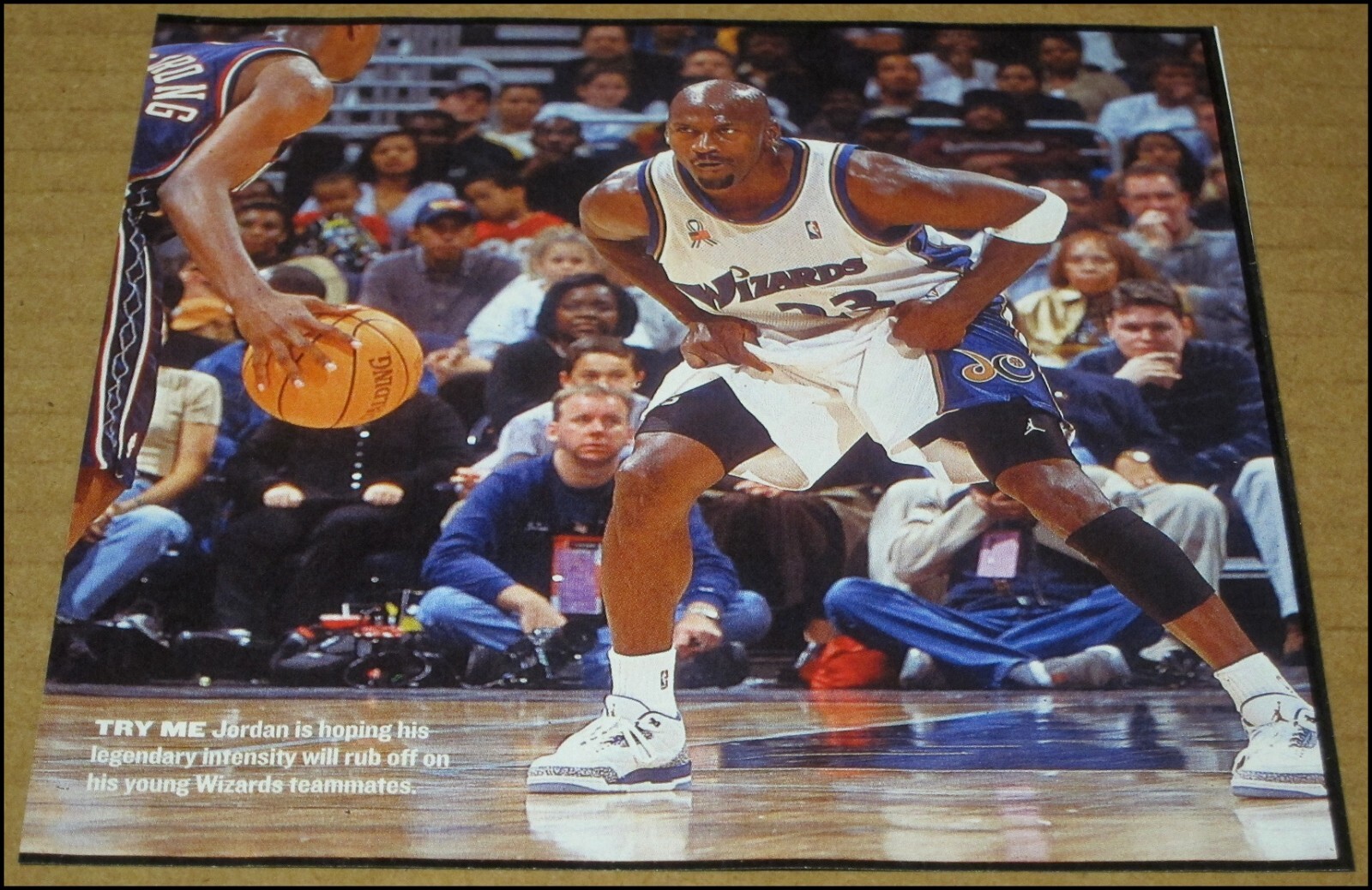 2001 Michael Jordan SI Photo Clipping 5.75″x5.75″ Washington Wizards