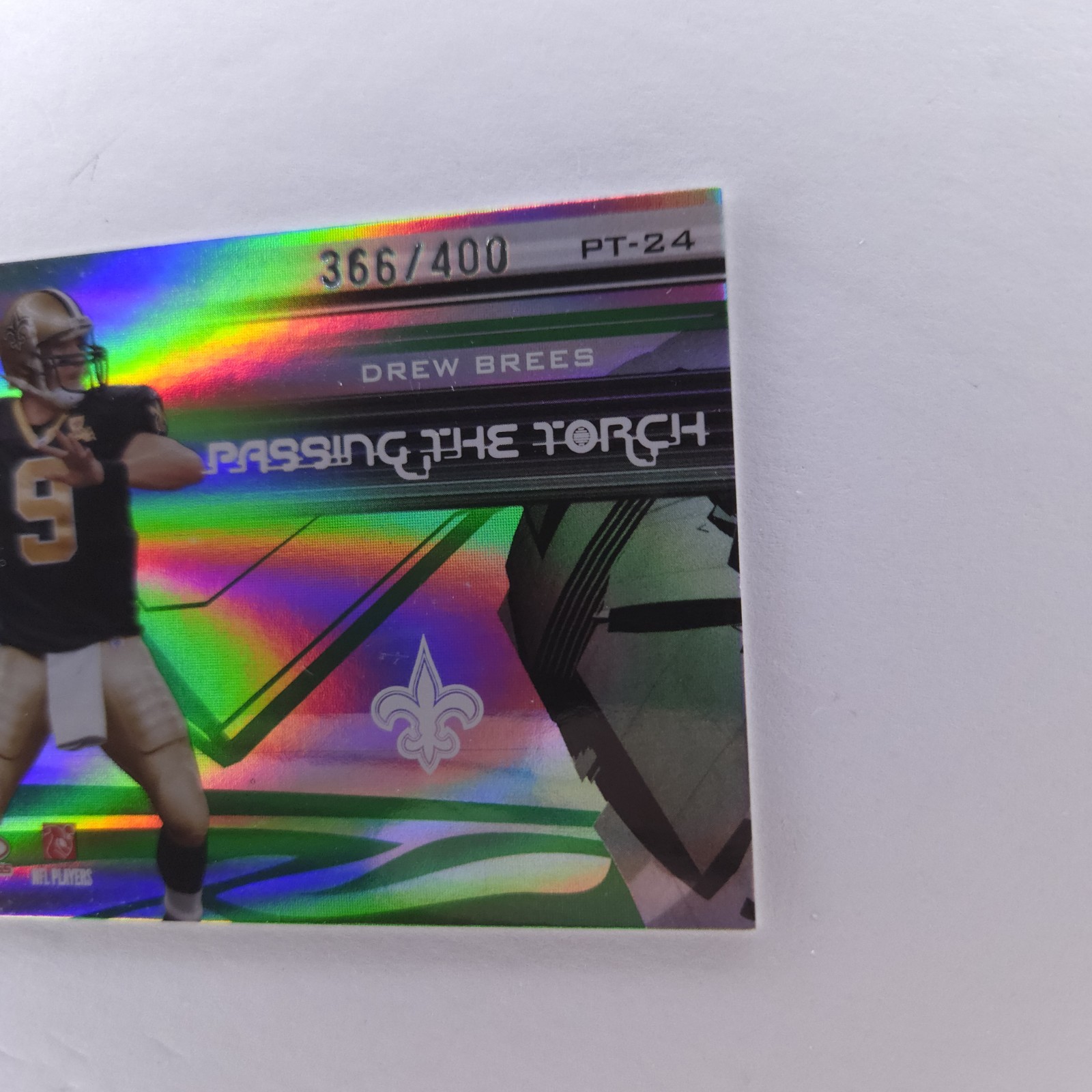 2007 Donruss Elite Passing the Torch Green /400 Archie Manning Drew Brees PT-24