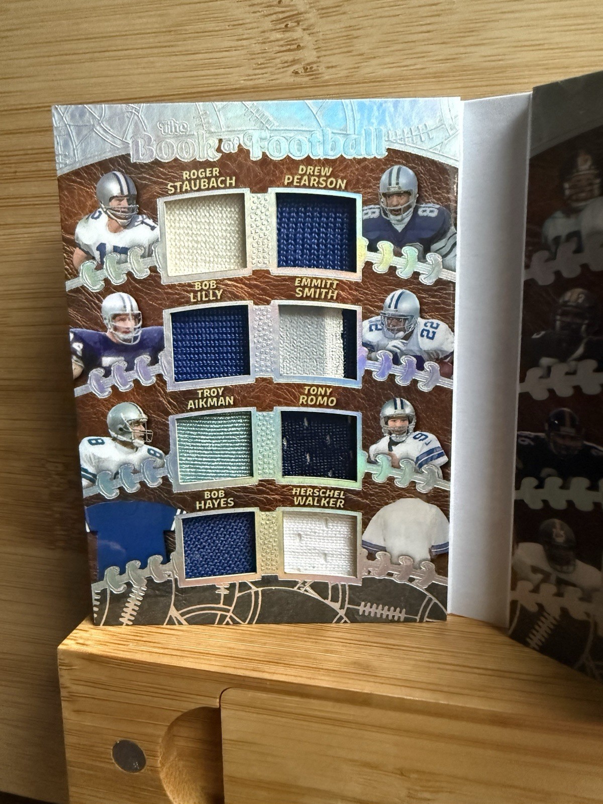 2026 Leaf The Book of Football Spectacular 24 Player Game-Used Booklet #1/15