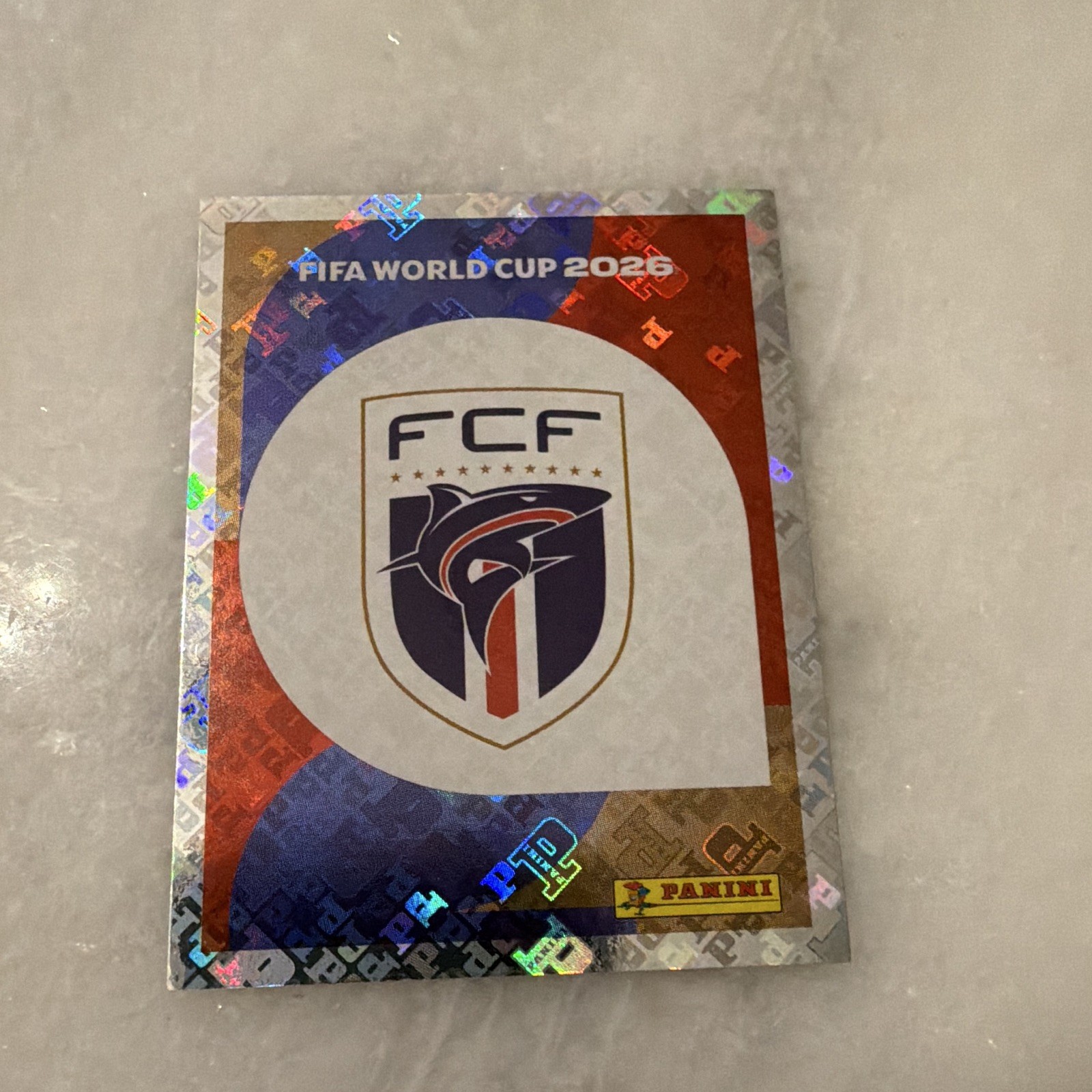 Panini FIFA World Cup 2026 Sticker CPV 1 FCF Club Badge/Logo Hologram