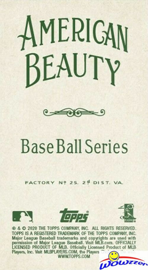 2020 Topps 206 Series 1 Baseball Factory Sealed HOBBY Box- SOLD OUT!