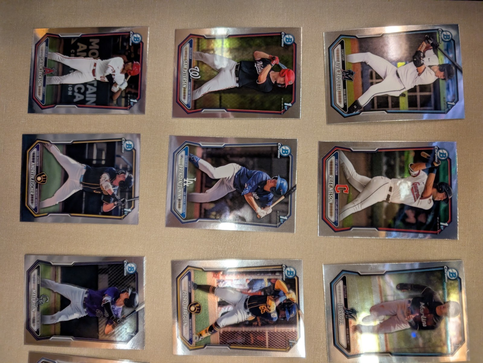 2026 Bowman 1st Bowman Chrome 21-Card Lot MLB Prospects