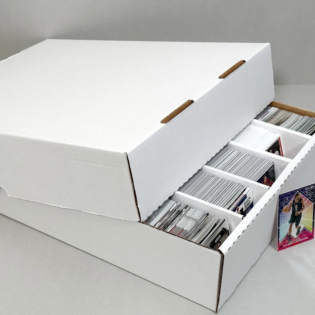 25 BCW 5000 Count Card Boxes Trading Card Storage Box Full Lid Super Monster