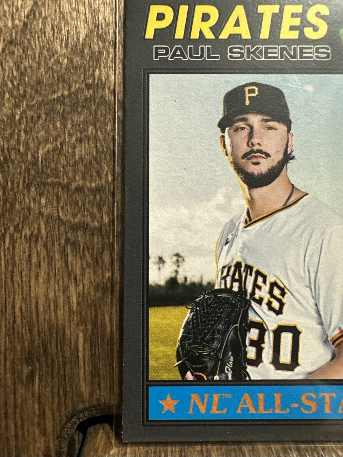 2026 Topps Heritage Paul Skenes Dark Gray Bordered #33 Pittsburgh Pirates