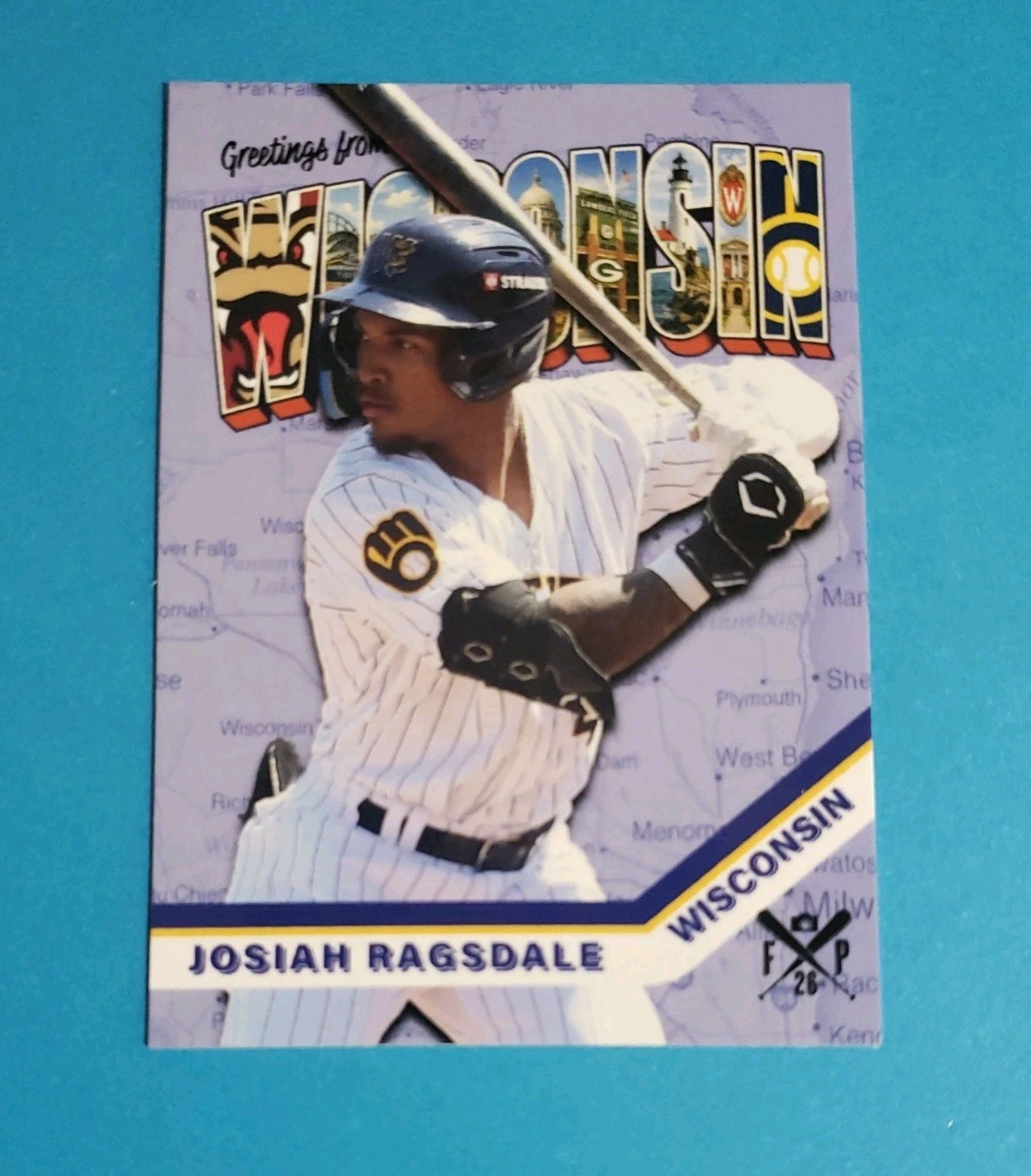 Josiah Ragsdale 2026 Custom Card Wisconsin Timber Rattlers Brewers Postcard