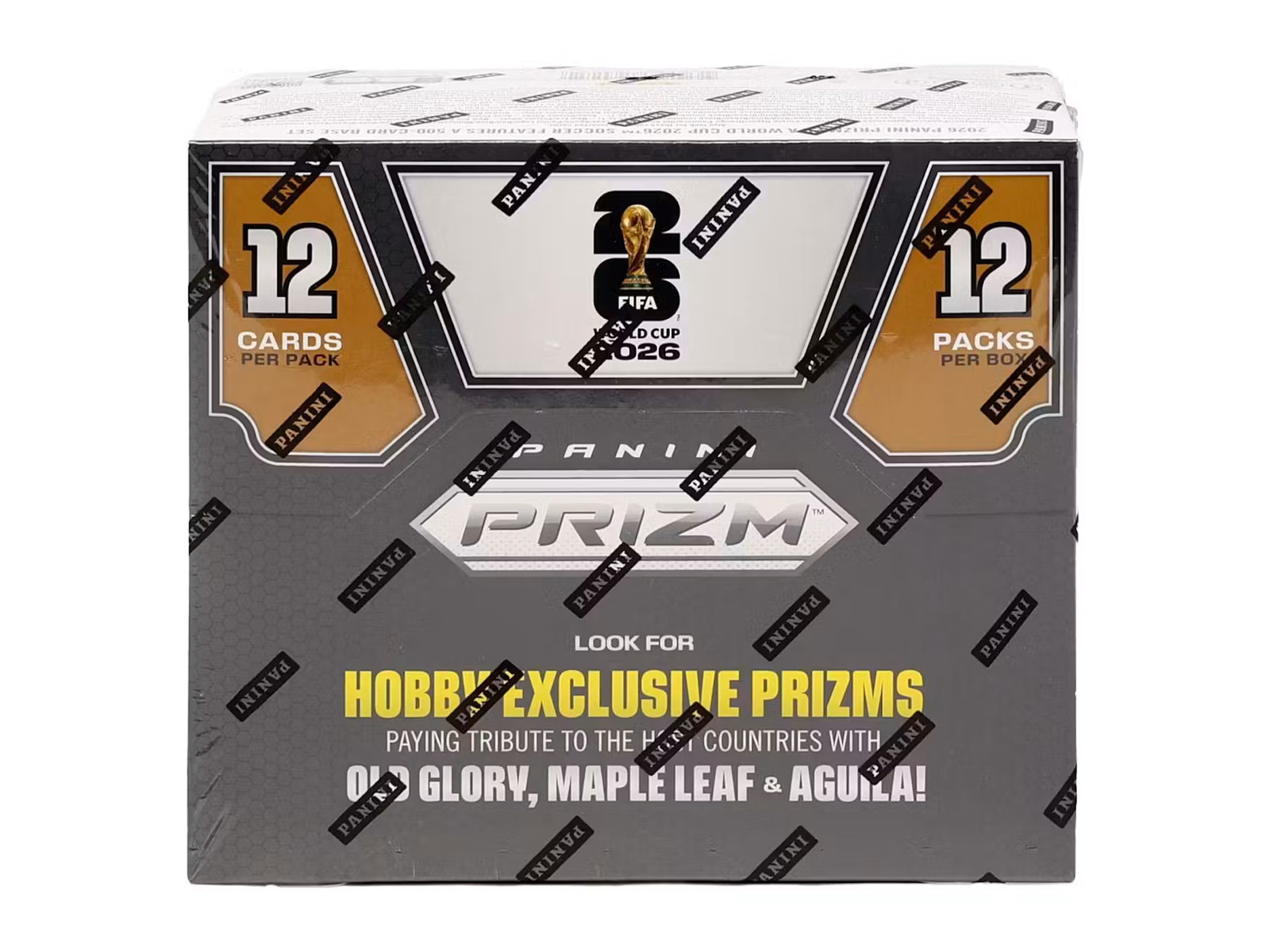 PYT #2971 – 12x Panini Prizm FIFA World Cup Soccer Hobby Boxes (Full Case)