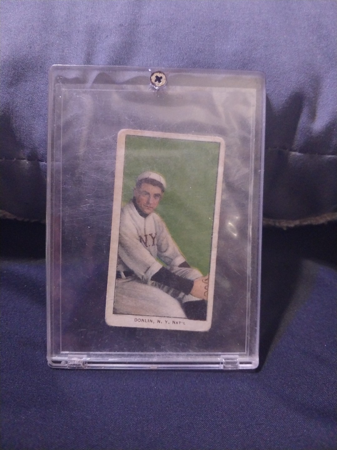 1909-11 T206 Piedmont 150 Mike Donlin Seated PSA 1 New York