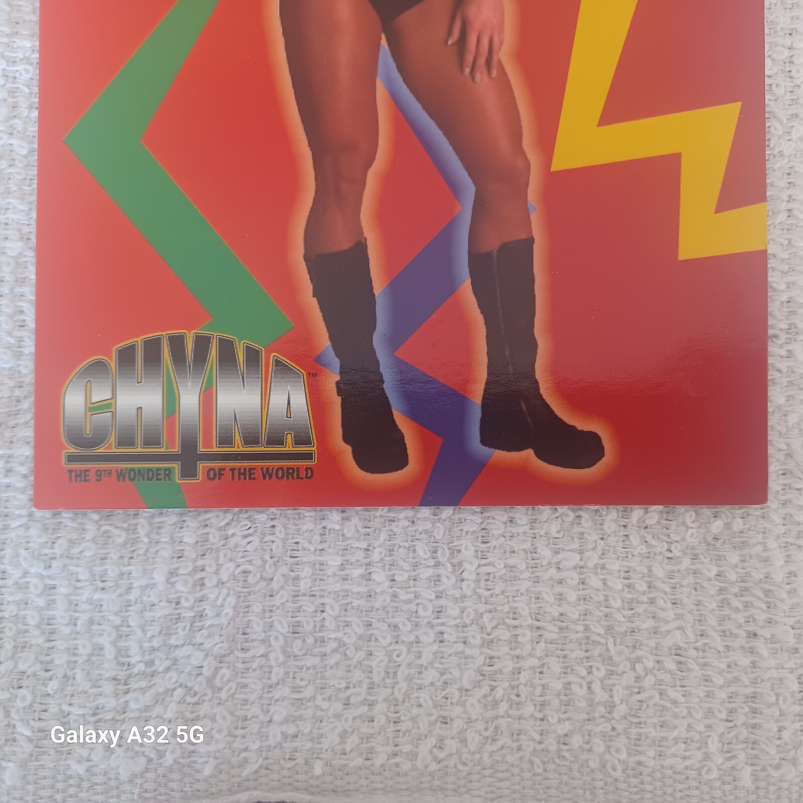 WWF CHYNA Happy Birthday Card RARE UNUSED 9th Wonder of the world