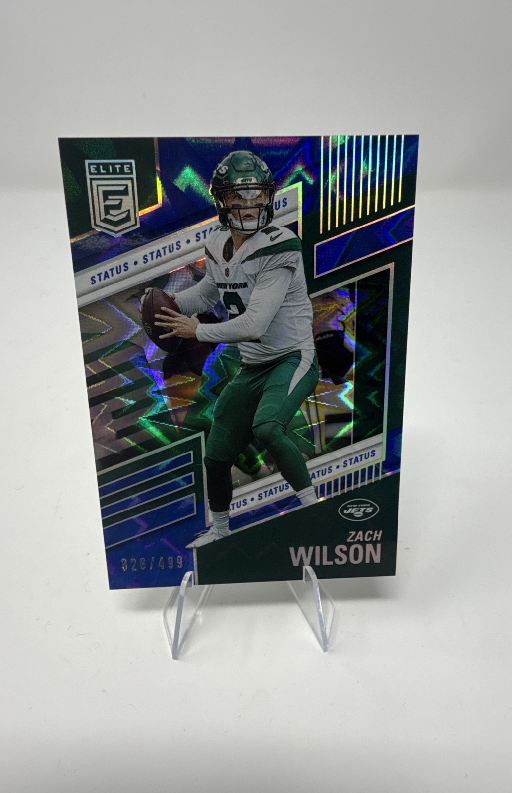 2022 Panini Donruss Elite – Zach Wilson #326 Status Explosion /499