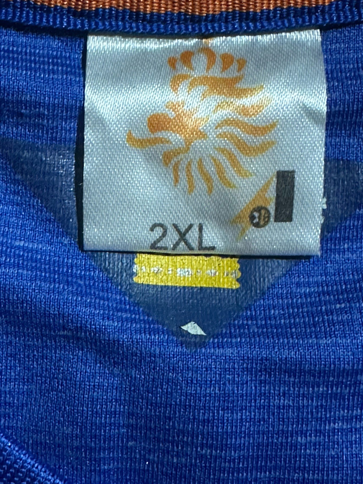 Netherlands 2014/15 Away Shirt Robben #11 Blue And Orange 2XL