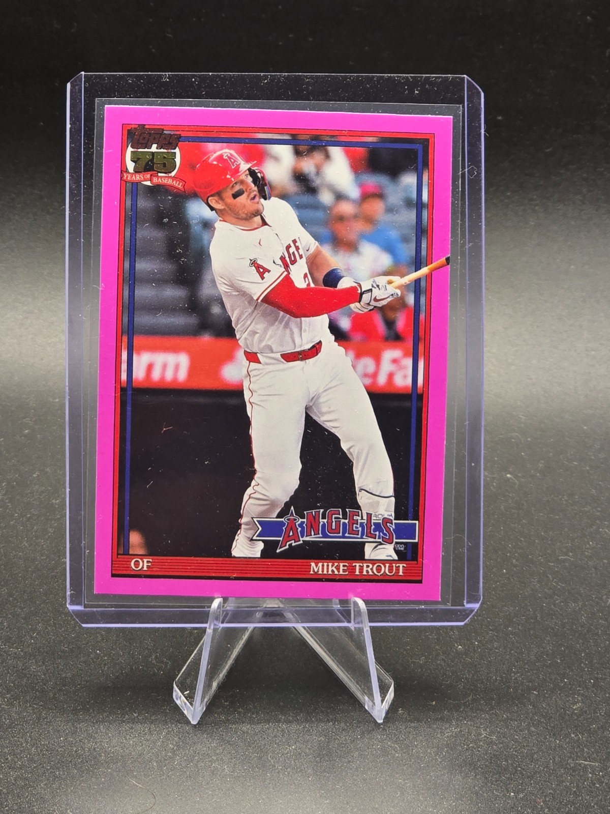 2026 Topps Series 1 – 1991 Topps Baseball Mike Trout #T91-1 Pink