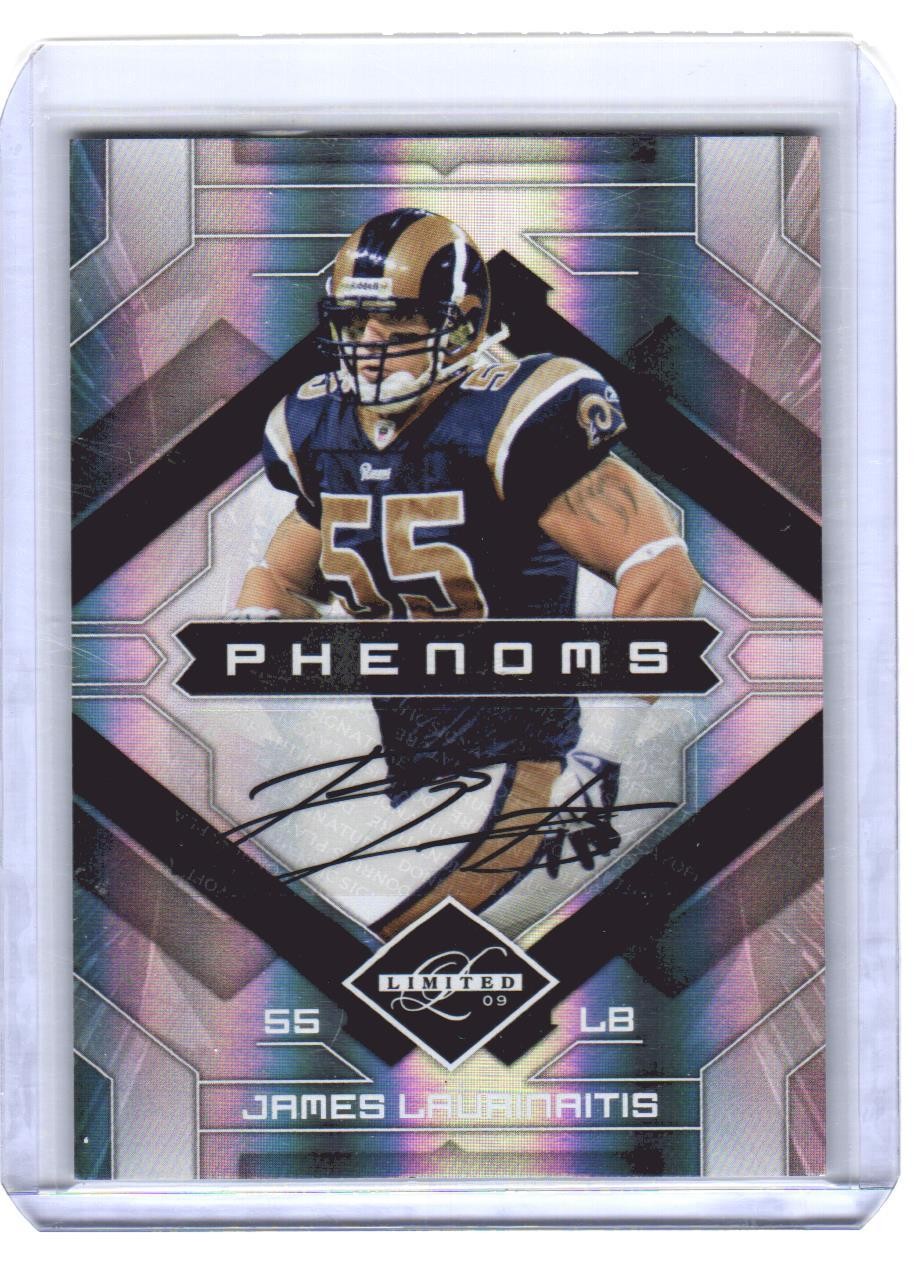 2009 James Laurinaitis Limited Phenoms Auto RC 218/499 #177 (H1292)