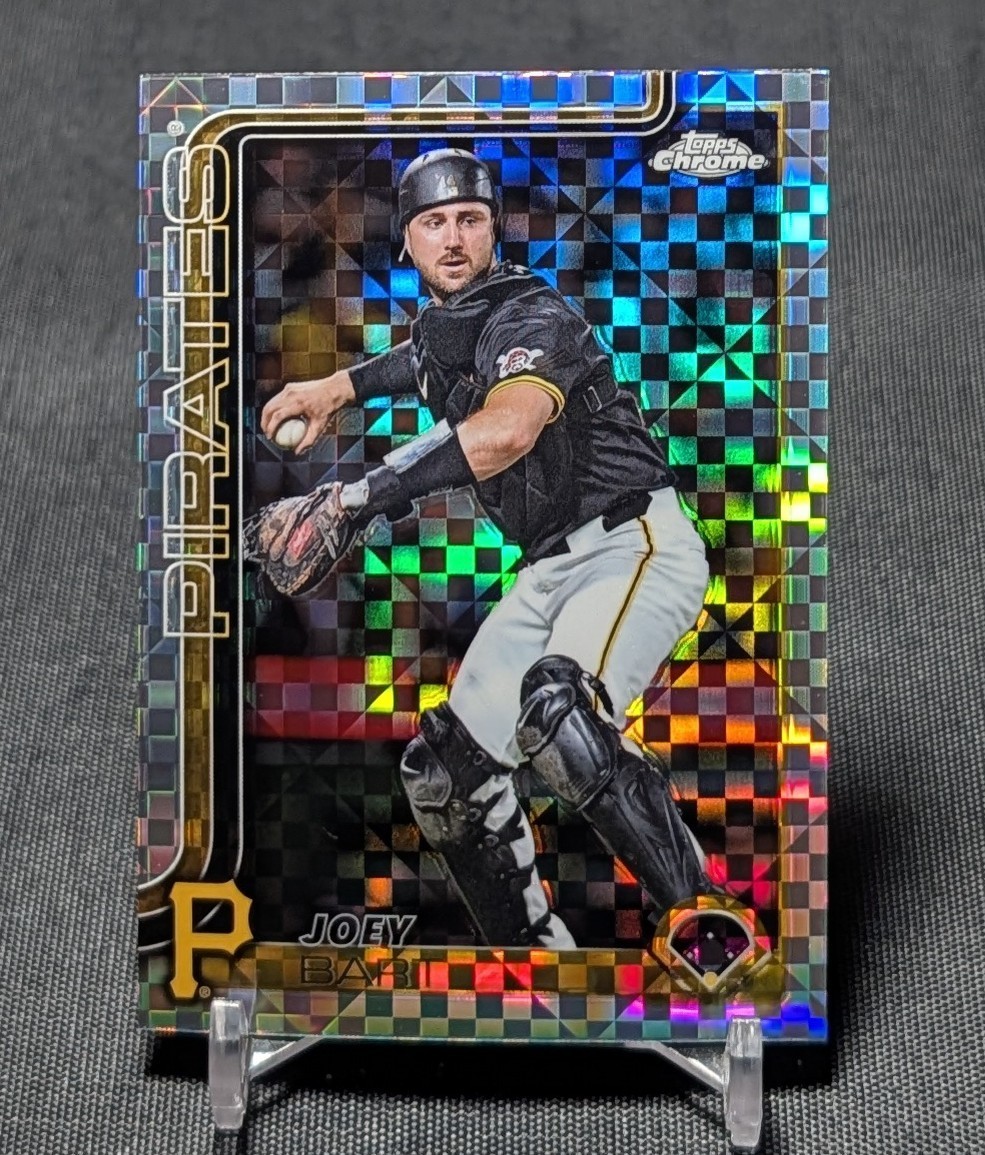 Joey Bart X-Fractor Refractor 2025 Topps Chrome Baseball #133 Pittsburgh Pirates