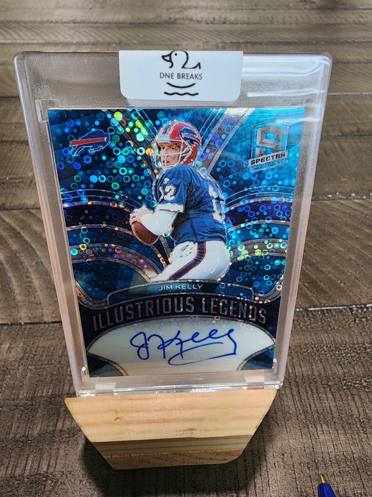 2022 Panini Spectra Illustrious Legends Autos Jim Kelly #ILS-JKE Complete Set