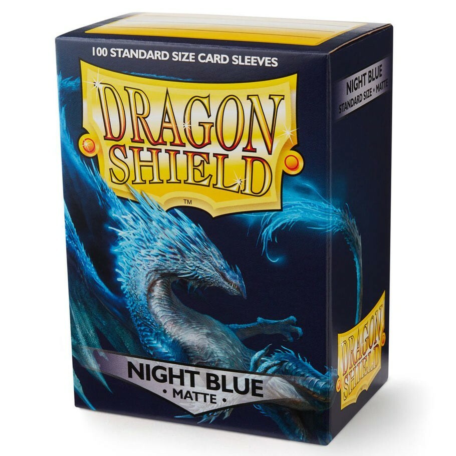 Dragon Shield deck protectors card sleeves Matte for Standard card Black, Ruby..