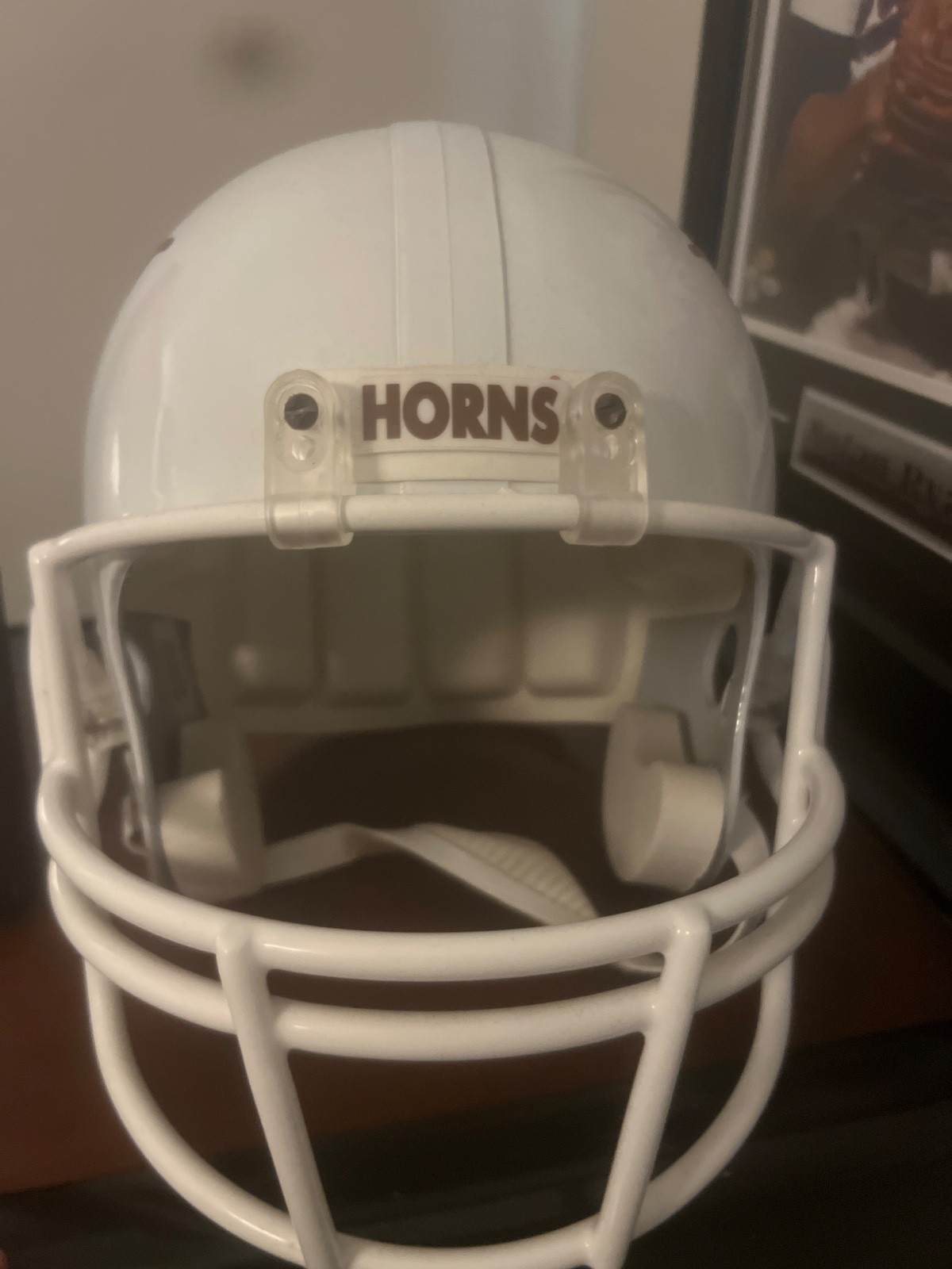 Earl Campbell signed Texas longhorn helmet