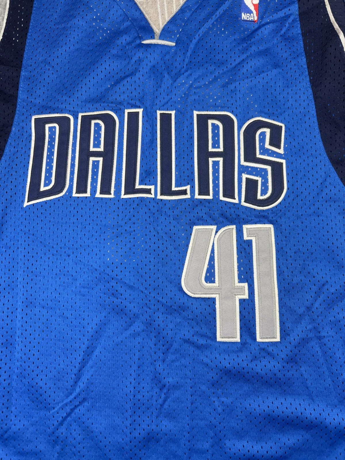 Adidas Dirk Nowitzki Dallas Mavericks Jersey Basketball Mens Size 50 Adult