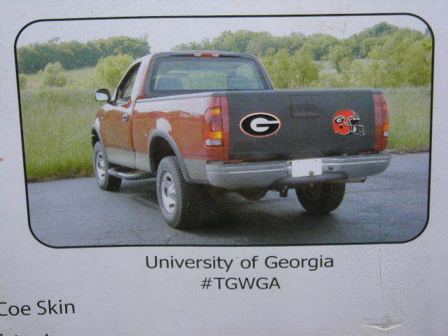 University of Georgia Bulldogs Pickup Truck Tailgate Wrap! NEW n bag 36″ x 58.5″