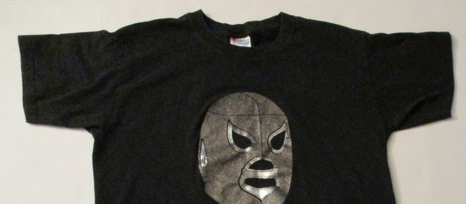 Latin Sport Wrestling El Santo Luchador Vintage T Shirt One Size Cotton Sparkles