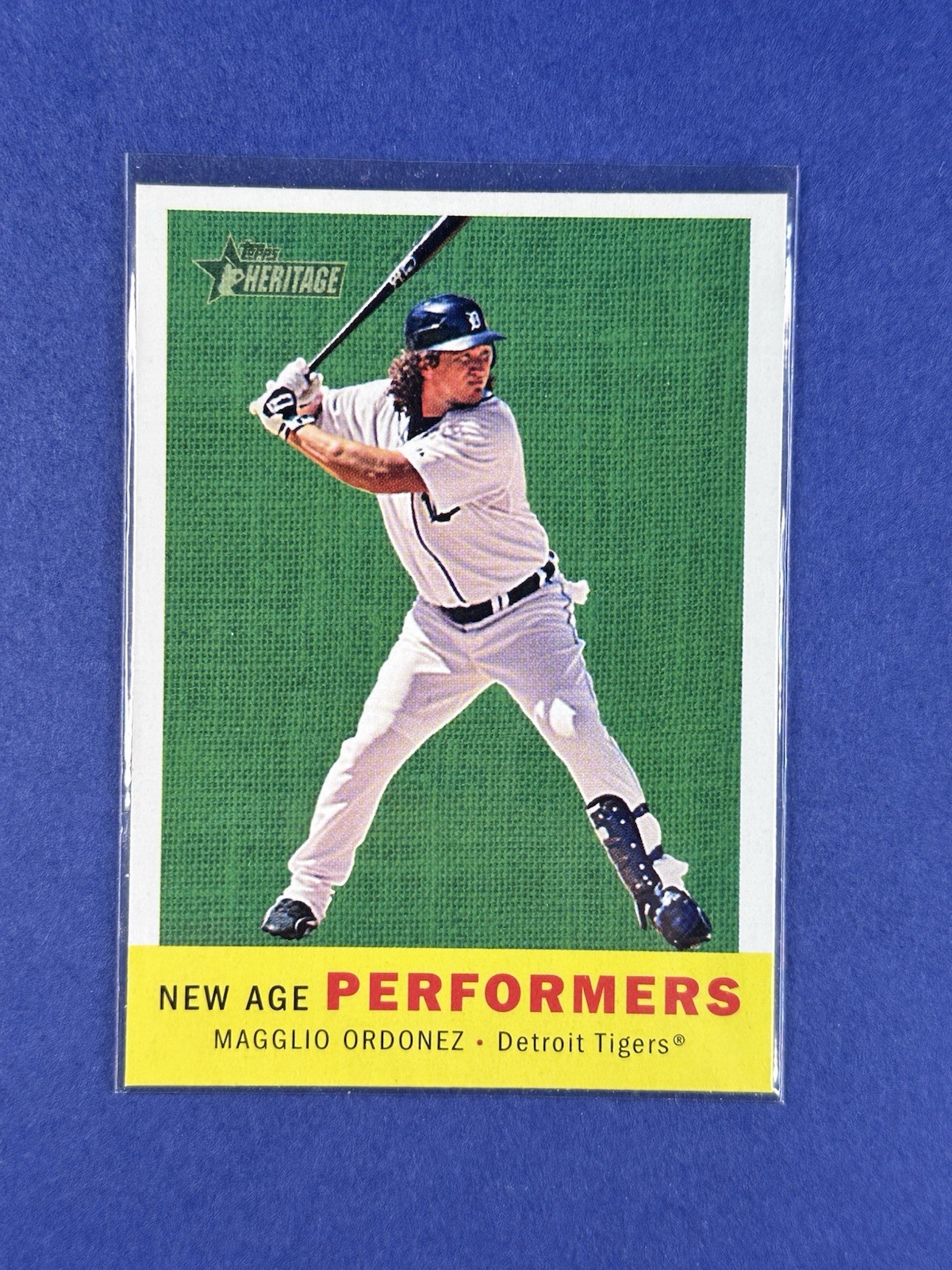 2008 Topps Heritage ~ Magglio Ordonez ~ New Age Performers ~ NAP1 ~ Tigers