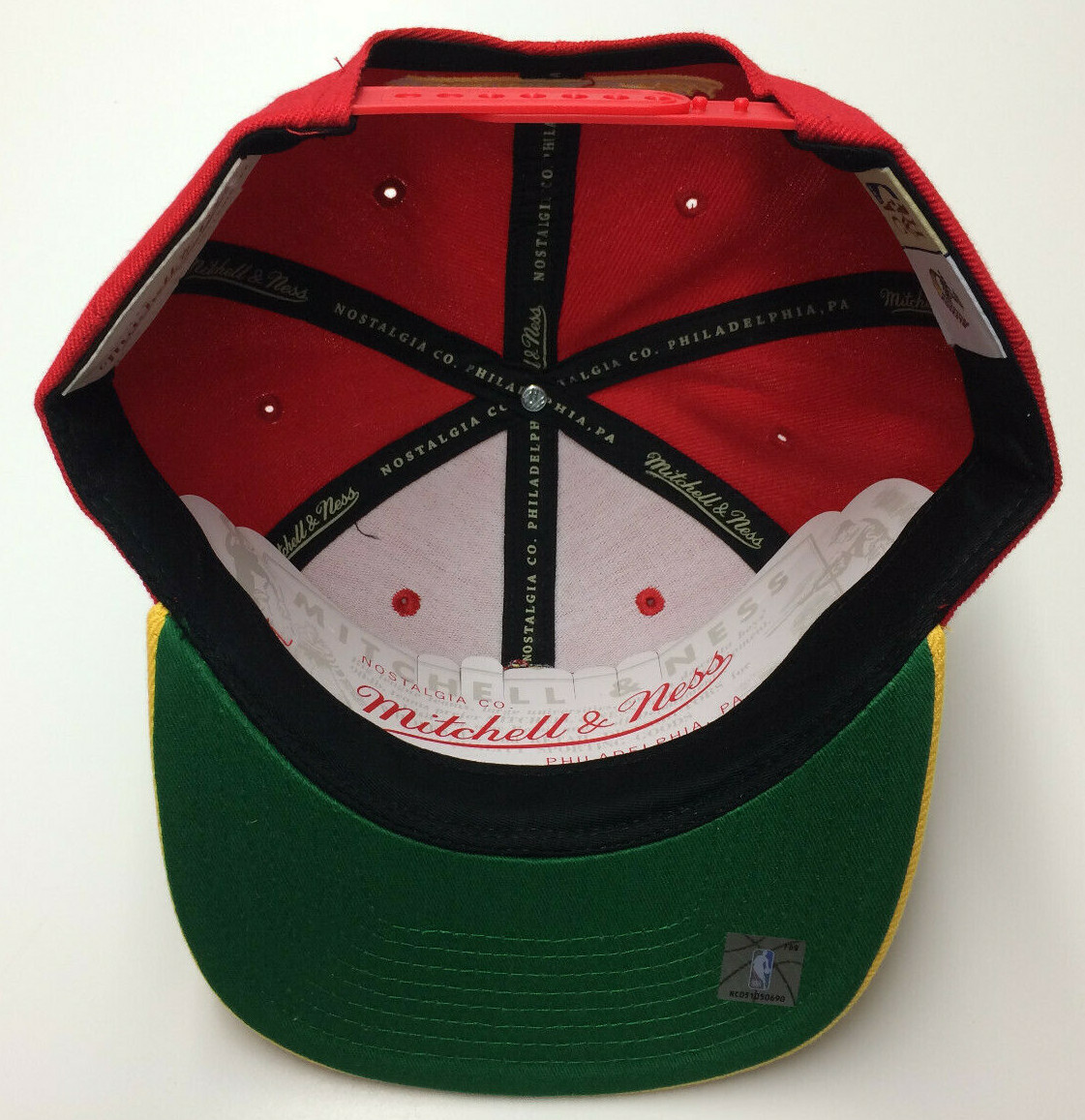 Houston Rockets Mitchell & Ness NBA Snapback Hat 2Tone Hardwood Classics Cap