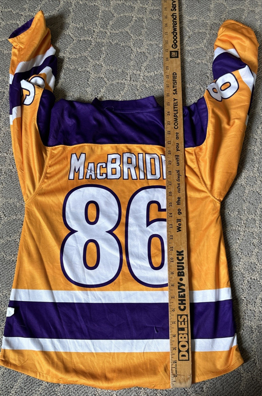Manchester Monarchs Reversible JR S/M – MacBride #86 Hockey Jersey