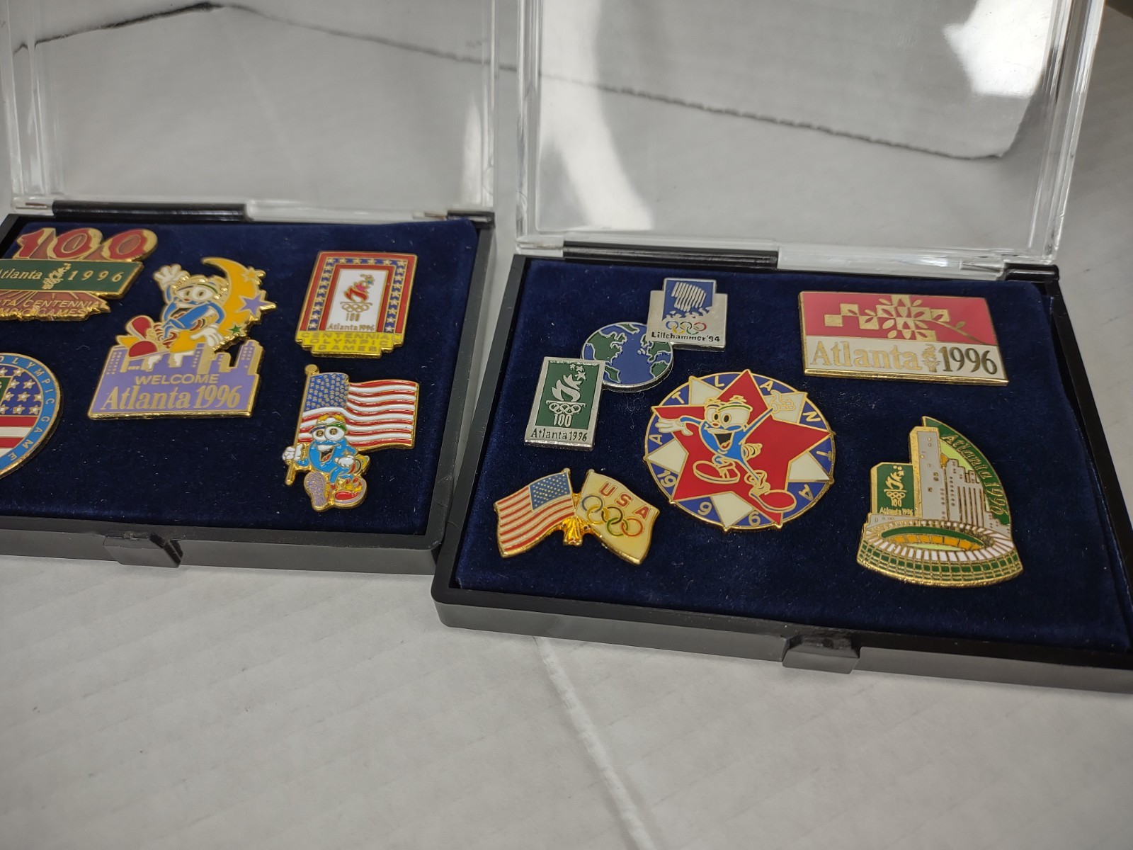 Atlanta Olympics 1996 Vintage Hats and Pins USA