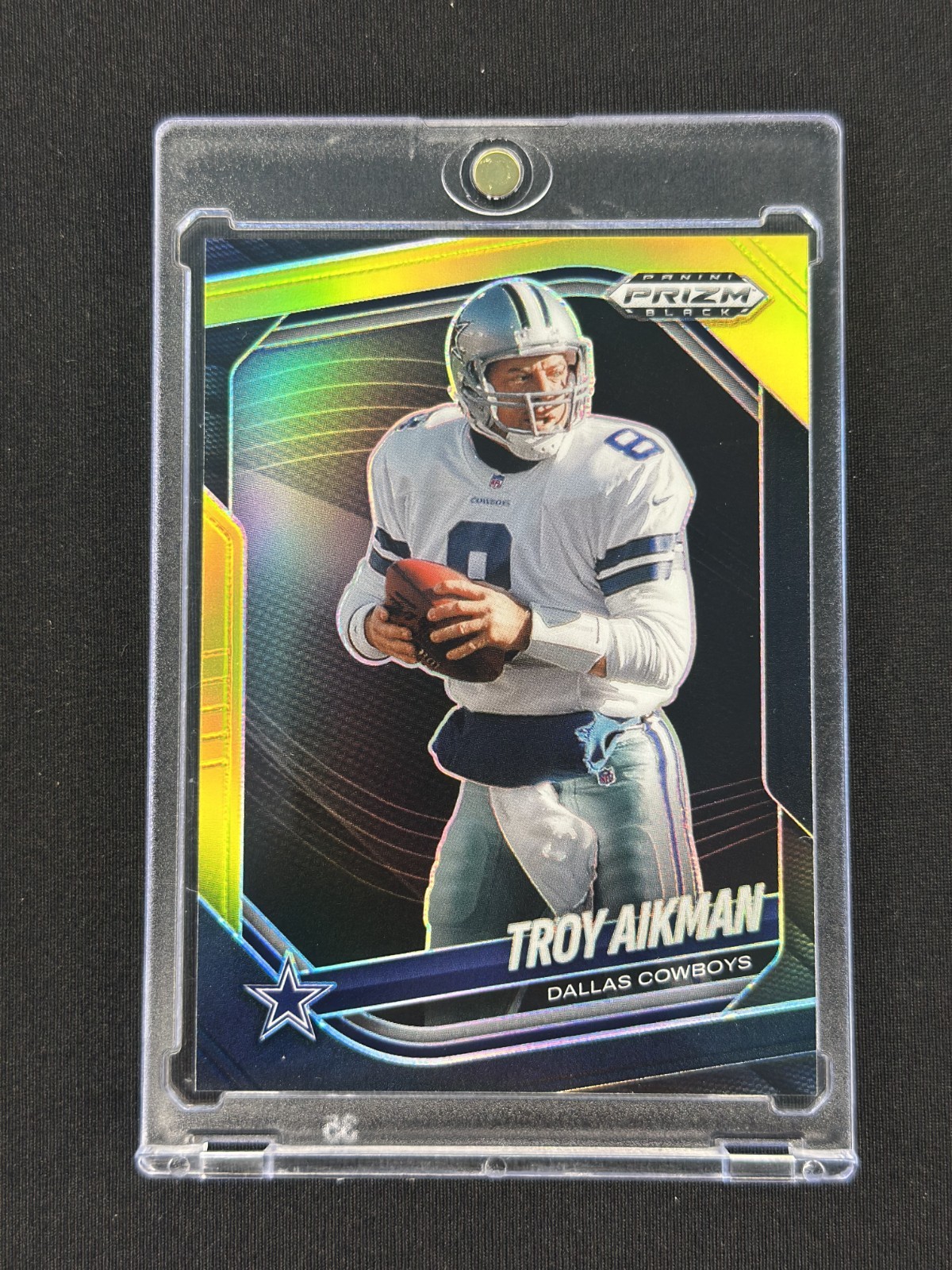 TROY AIKMAN 2025 Panini Prizm Black #45 Black Gold /5 Cowboys