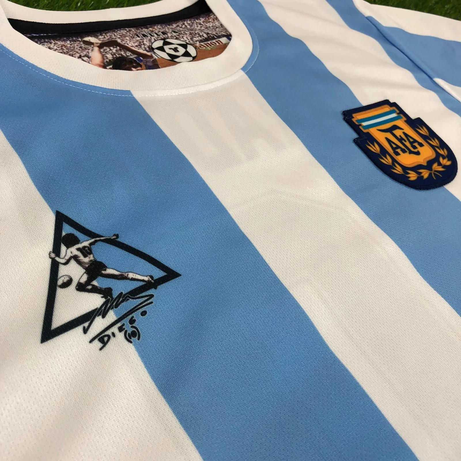 Argentina, Men’s Retro Soccer Jersey, 1986, Maradona #10