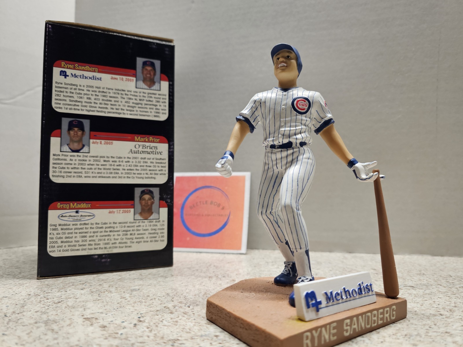Ryne Sandberg Peoria Chiefs MiLB Cubs MLB 2005 SGA Figurine NIB