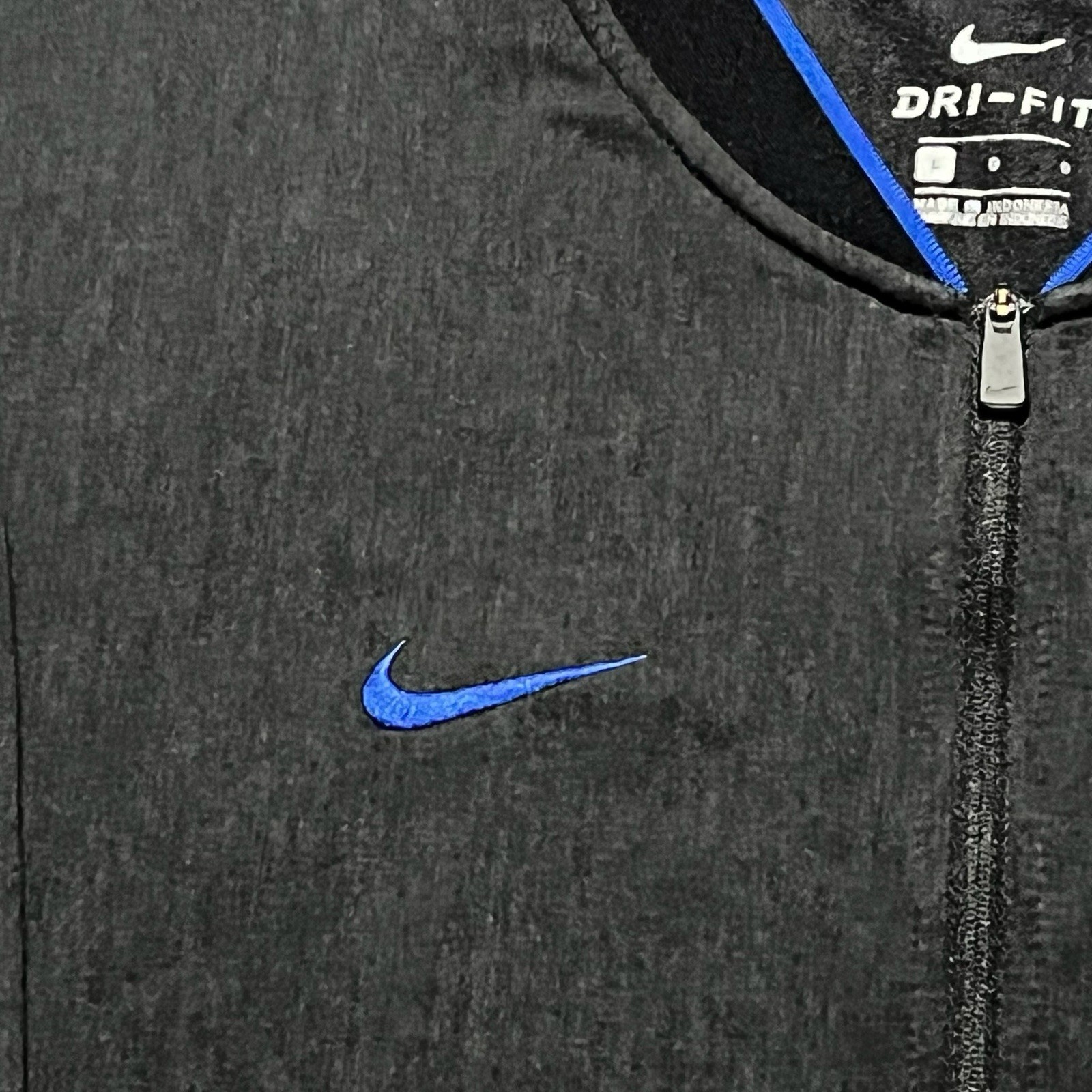 Kentucky Wildcats Sweater Mens Large 1/4 Zip Nike NCAA Basketball Dri Fit R1