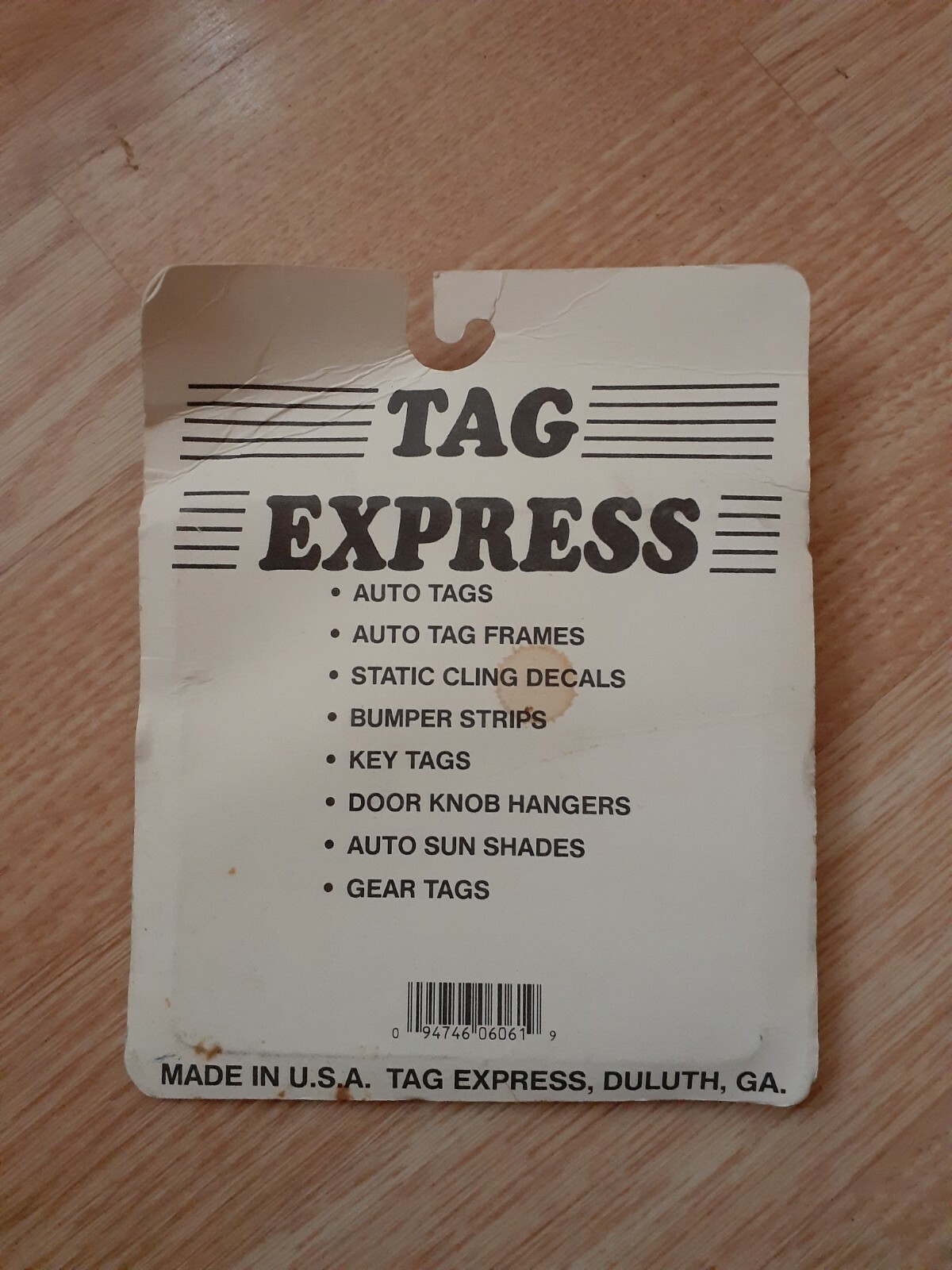Dallas Cowboys Gear Tag Tag Express Plastic 4.5in x 2.5 in New Lugage Tag