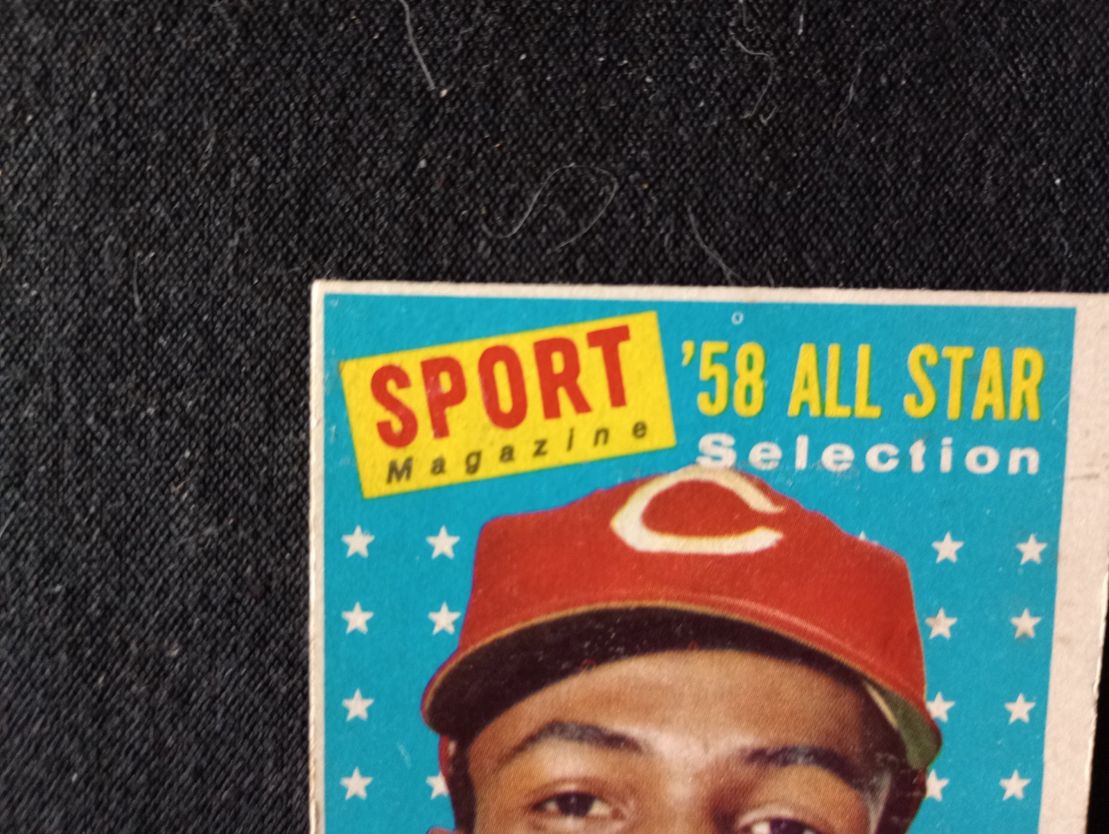 1958 Frank Robinson all star Topps 484 card