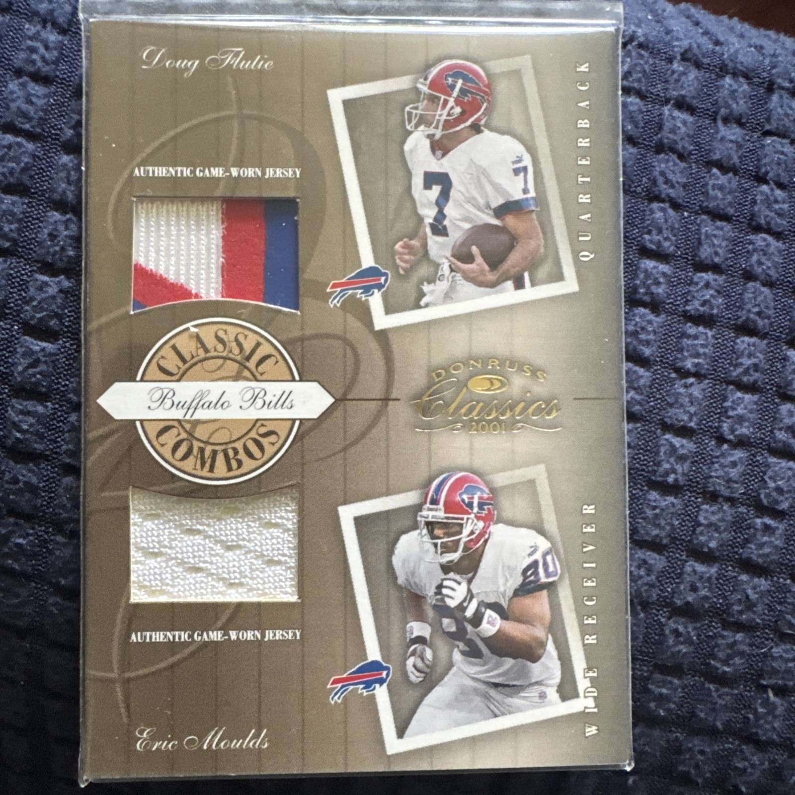 2001 Donruss Classic Combos Flutie/moulds /100