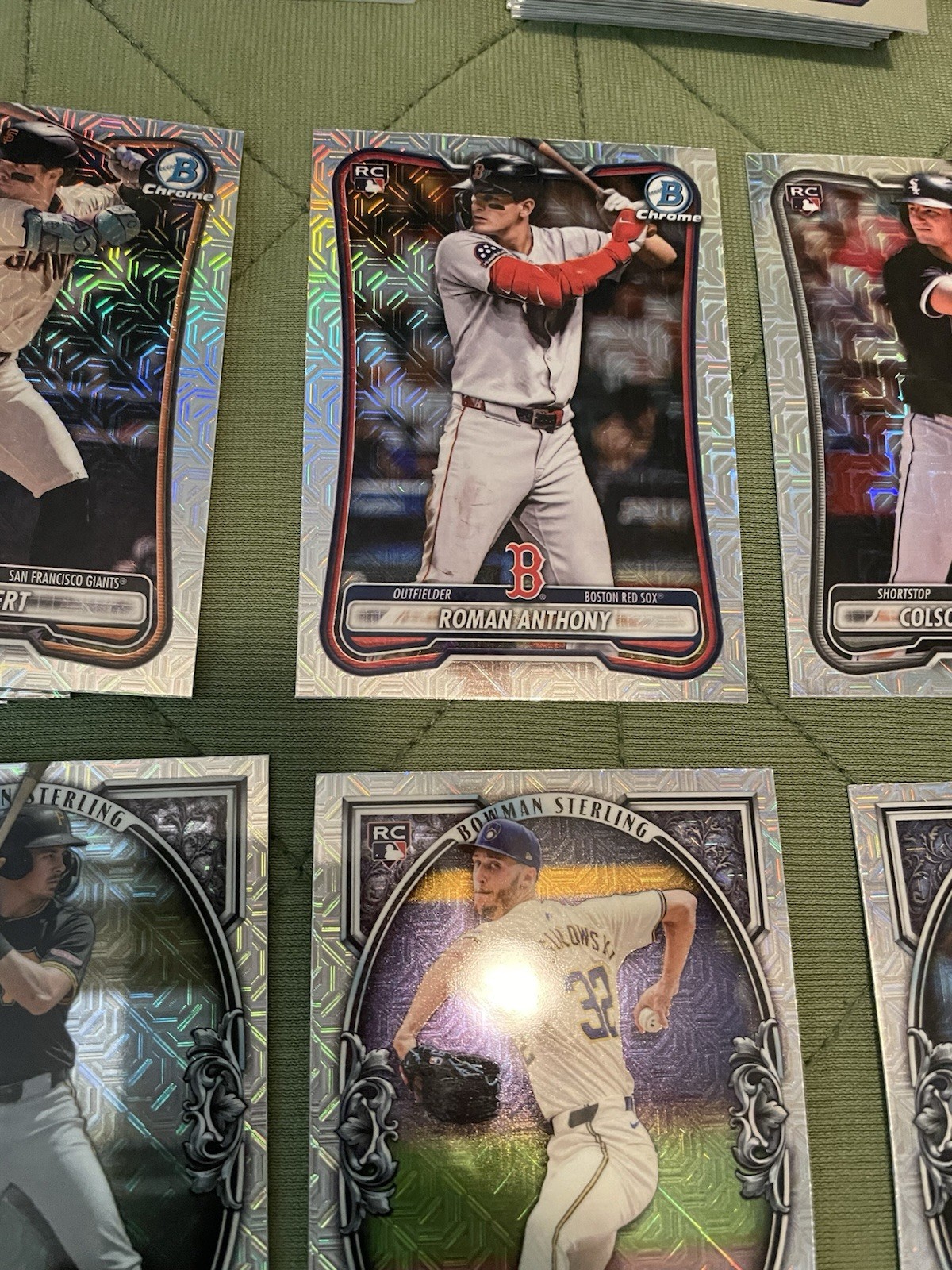 2026 Bowman Lot of 165 Base, Chrome, MOJOs, Top Prospects Numbered Card & 1 Auto