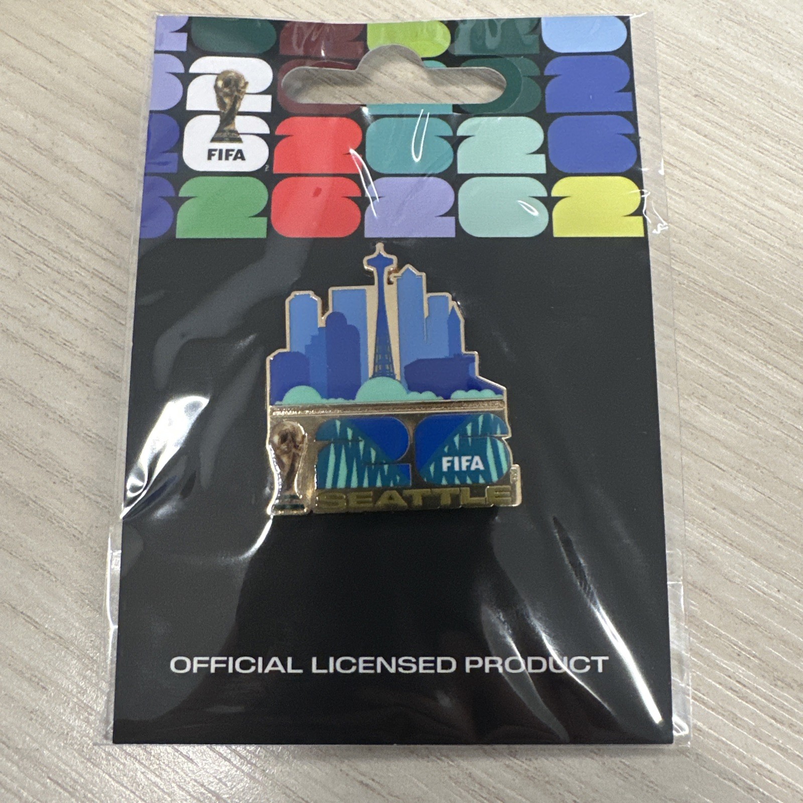 FIFA 2026 World Cup Seattle Space Needle Exclusive Collector Pin Limited run 500