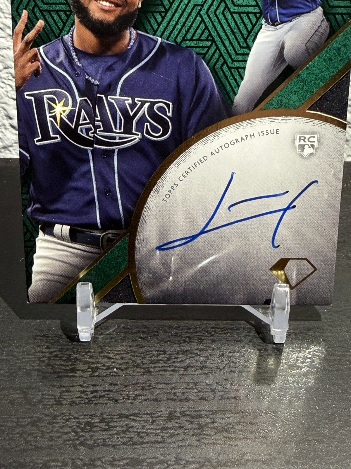 2024 Topps Diamond Icons – Diamond Drip Autographs Junior Caminero /25 (AU, RC)